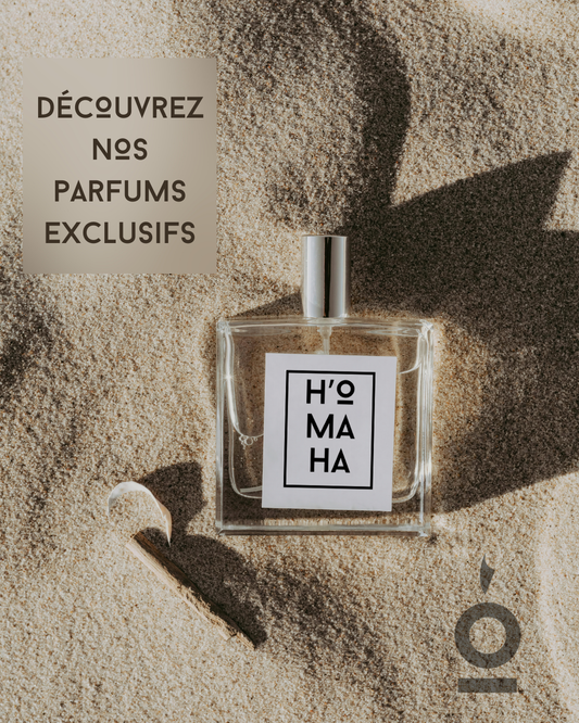 Découvrez nos parfums, chez HO'MAHA: fleur de tiaré, pop, corn, amande, aloe vera, goyave, bois de santal, lavande, vanille, agrumes, brioche au beurre, ylang-ylang