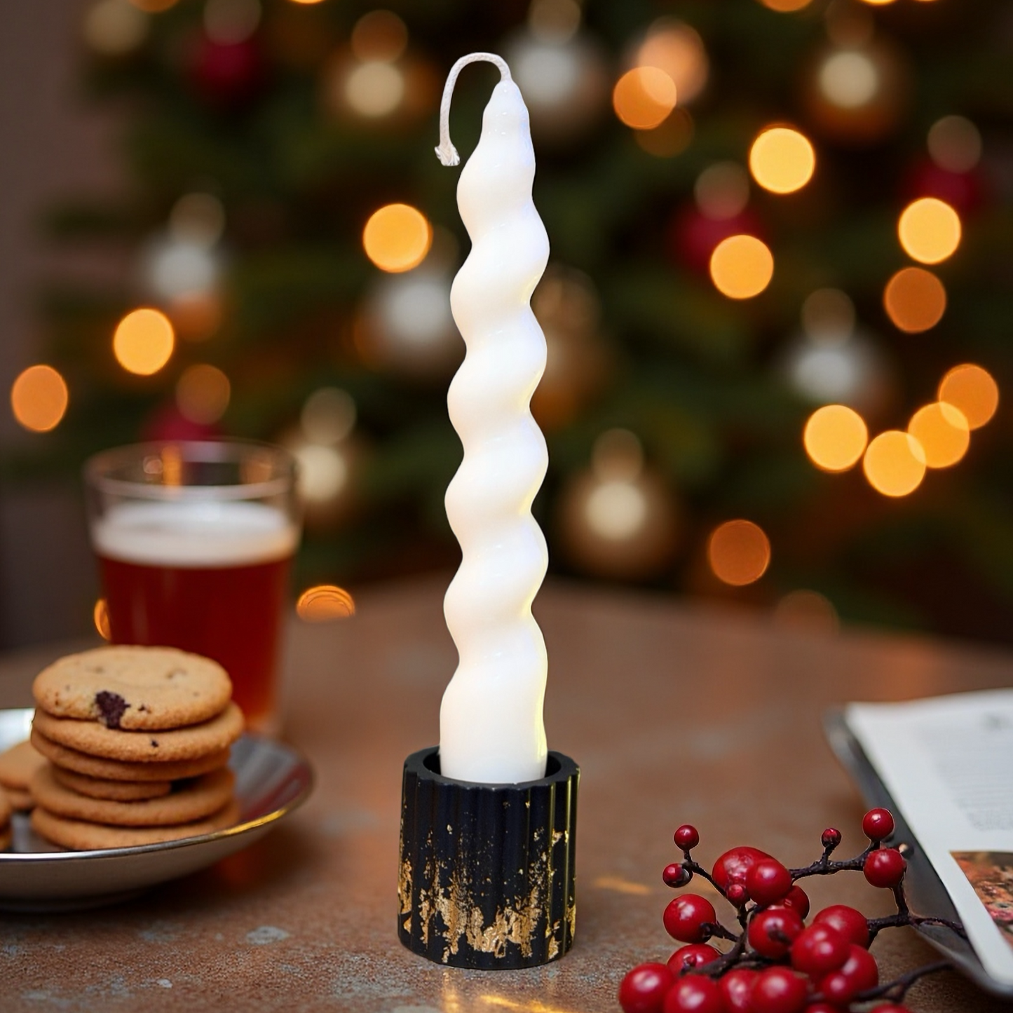 Mini Bougeoir Siena festif